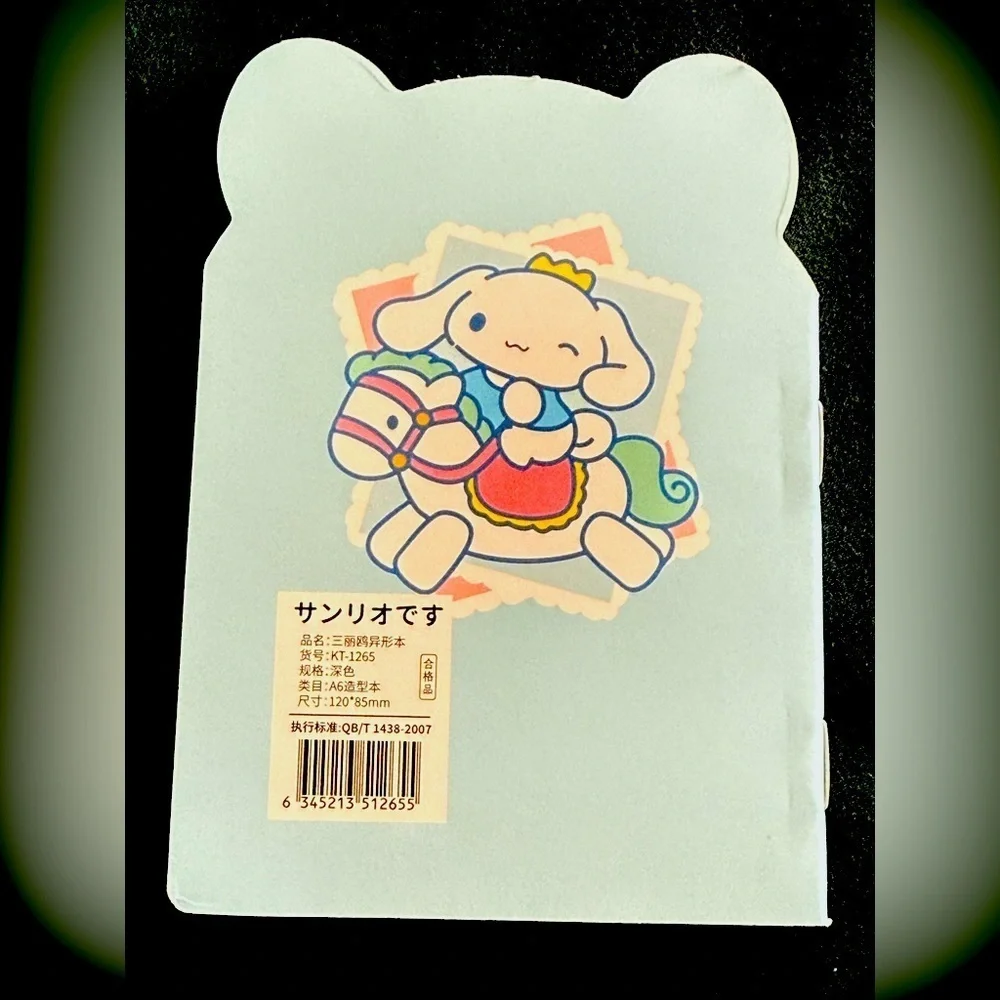 Cinnamoroll Small Notebook with Pastel Design-Sanrio- Perfect for taking notes!